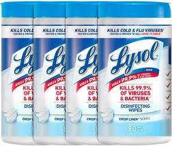 Lysol Disinfectant Wipes, Multi-Surface Disinfectant Cleaning Wipes, For Disinfe - £36.76 GBP