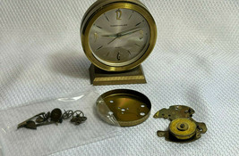 Vtg Brass Phinney- Walker Semca Clock Co .Germany Ship Alarm Clock NEEDS REPAIR - £55.46 GBP
