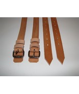 Early PORSCHE 911 912 Rear Seat Natural Leather Luggage Straps Belts Han... - £117.73 GBP
