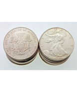 1996 S $1 Argento American Eagle Rollio (20 Pezzi) Alcuni Circolate, Più... - £800.72 GBP