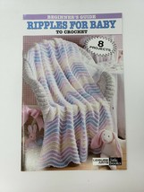 Leisure Arts Little Books Beginner&#39;s Guide Ripples For Baby to Crochet P... - £6.91 GBP
