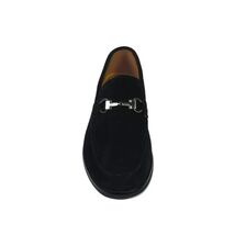 Men's Shoes STEVE MADDEN Soft Leather Upper Slip on Alfio Black Suede image 2