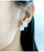 Handmade Funny Toilet Paper Earring Bathroom Tissue Paper Earrings Gag Gift - $20.60 CAD