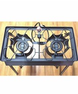 High Pressure Twin Burner Propane Auto Igniter 58000 BTU/HR W/Stand B-43 - $230.17 CAD