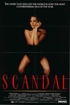 Scandal original 1989 vintage one sheet movie poster - £182.82 GBP