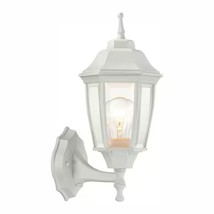 Hampton Bay 14 in White Dusk to Dawn Outdoor Wall Light Lantern Sconce 2... - $638.41 MXN