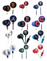 MLB Team Logo Earphones by iHip -Select- Team From Drop Down Below - £7.86 GBP+