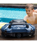 Cordless Robotic Pool Vacuum Cleaner Automatic Intelligent Navigation Se... - £119.28 GBP