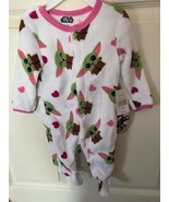 The Mandalorian Girl&#39;s The Child Snap Front Pajamas 3-6 Month *NEW* h1 - $17.76 CAD