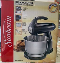 Sunbeam-4 Qt. 12-Speed Stand Mixer Stainless Steel Bowl-Chrome Beaters & Hooks - $395.99