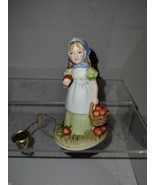 Vintage Reco McClellands Country Lass Figurine (3&quot;) - Charming Girl with... - $7.69