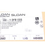 SLOAN Royal 186-1 DFB ESS Automatic Flush Valve ( 3772683 ) - £222.93 GBP