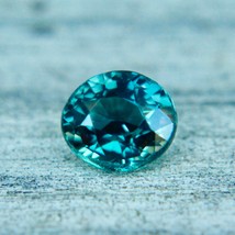 Natural Green Sapphire | Oval Cut | 1.23 Carat | 6.12x5.26 mm | Genuine earth mi - £459.57 GBP