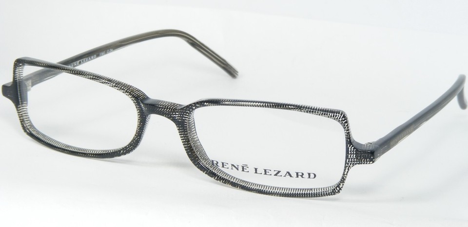 RENE LEZARD Mod 13109 311 CLEAR /BLACK UNIQUE EYEGLASSES GLASSES 49-16-1... - $66.73