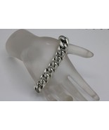 GOOD ART HLYWD 925 Sterling Silver Model 10 Curb Link Bracelet Custom Made - $794.40