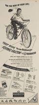 1953 Print Ad Flying Falcon Bicycles by AMF Roadmaster Cleveland,Ohio - £14.96 GBP