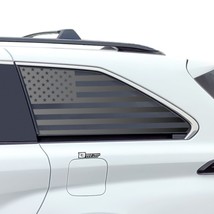 Fits Toyota Sienna 2021 - 2023 Quarter Window American Flag Vinyl Decal ... - $59.99