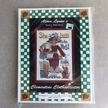 Alma Lynne&#39;s Sassy Stitchers Clementine Clothcollector Cross Stitch Kit NEW - $19.34