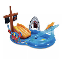 Summer Waves Pirate Ship Kids Swim Center Inflatable Swimming Pool Free ... - $59.91