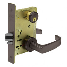 Office Mortise Trim Only with L Lever &amp; LN Rose, Oil Rubbed Bronze - $598.52