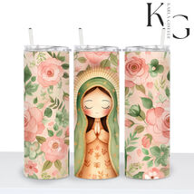 Karla Giselle Virgencita Floral 20oz Tumbler - $24.49