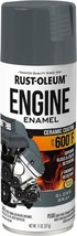 Rust-Oleum 366435 Engine Enamel Spray Paint, 11 oz, Gloss Gray - £13.44 GBP