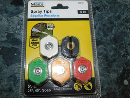 SurfaceMaxx Pro High-Pressure Spray Tips 5 Count - £6.75 GBP