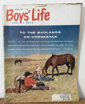 Vtg Boys’ Life To The Badlands On Horseback November 1961 Magazine - £783.13 GBP