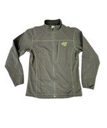 Release Your Wild Black Women&#39;s Jacket Size L Green Trim Full Zip Lined ... - $23.33