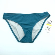 Hula Honey Solid Bikini Bottom Brief Basic Blue M - £7.78 GBP