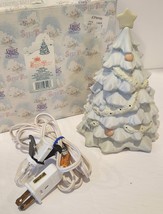 Precious Moments Sugar Town LIGHTED TREE FIGURE Item 184037 Retired 1996 6&quot; Tall - £47.95 GBP