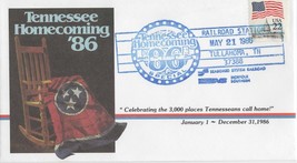 First Day Cover Tennessee Homecoming &#39;86 with Seal of Tennessee Cover Fo... - £1.55 GBP