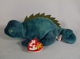 TY Beanie Baby &quot;IGGY&quot; Iguana Lizard &quot;Error&quot; Adult Owned W/Tag - £5.67 GBP