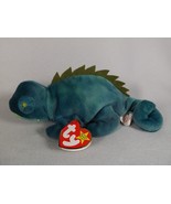 TY Beanie Baby &quot;IGGY&quot; Iguana Lizard &quot;Error&quot; Adult Owned W/Tag - £5.77 GBP