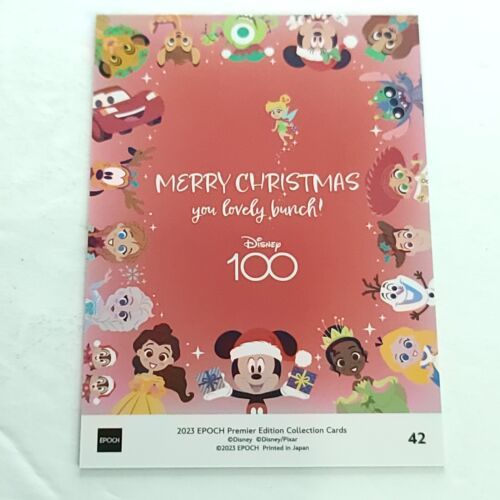 Oh What Fun 2023 Epoch Disney 100 Premier Merry Xmas Collection Foil Card #42 Item image 2