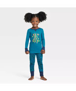 Toddler Joy Print Matching Family Pajama Set - Wondershop™ Blue Size 12M - $309.96 MXN