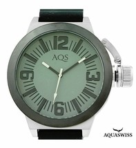 AQS by AQUASWISS Men&#39;s 52mm Brand New Stainless Steel Swiss Watch RETAIL... - £96.52 GBP