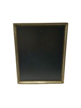 Vintage Gold Metal Ornate Hollywood Regency Filigree Photo Frame w Glass - $18.17