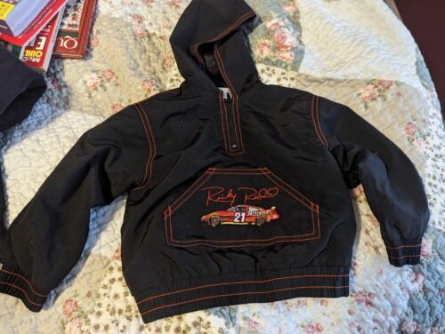 Ricky Rudd Toddler Pullover Jacket. Size 2T. Team Caliber. Nylon. Black/Red - $5.93