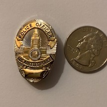 Los Angeles CA Police Officer Mini Emblem Pin Tie Tac 1&quot; - $9.90