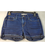 Levi&#39;s 710 Jeans Shorts Women Size 26 Blue Denim Cotton Pockets Medium W... - £17.42 GBP