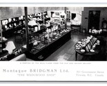 Montague Bridgman Wedgwood China Shop Victoria BC Canada UNP B&amp;W Postcar... - £5.48 GBP