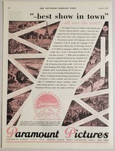 1928 Print Ad Paramount Pictures Best Movies All Over the World - $15.28