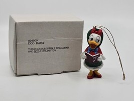 Vtg Disney Daisy Duck Carols 1987 Christmas Ornament Grolier 004909 DCO W/BOX - $14.99
