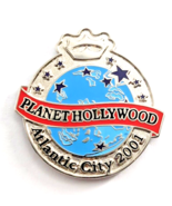 Planet Hollywood Atlantic City 2001 New Jersey Globe Pin Restaurant Adve... - $17.80 CAD