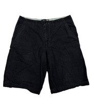 OP Ocean Pacific Men Size 34 (Measure 32x11) Black Striped Casual Chino Shorts - £7.01 GBP