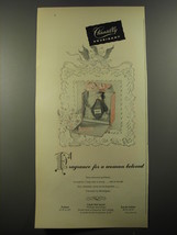 1954 Houbigant Chantilly Perfume Ad - Fragrance for a woman beloved - £14.50 GBP