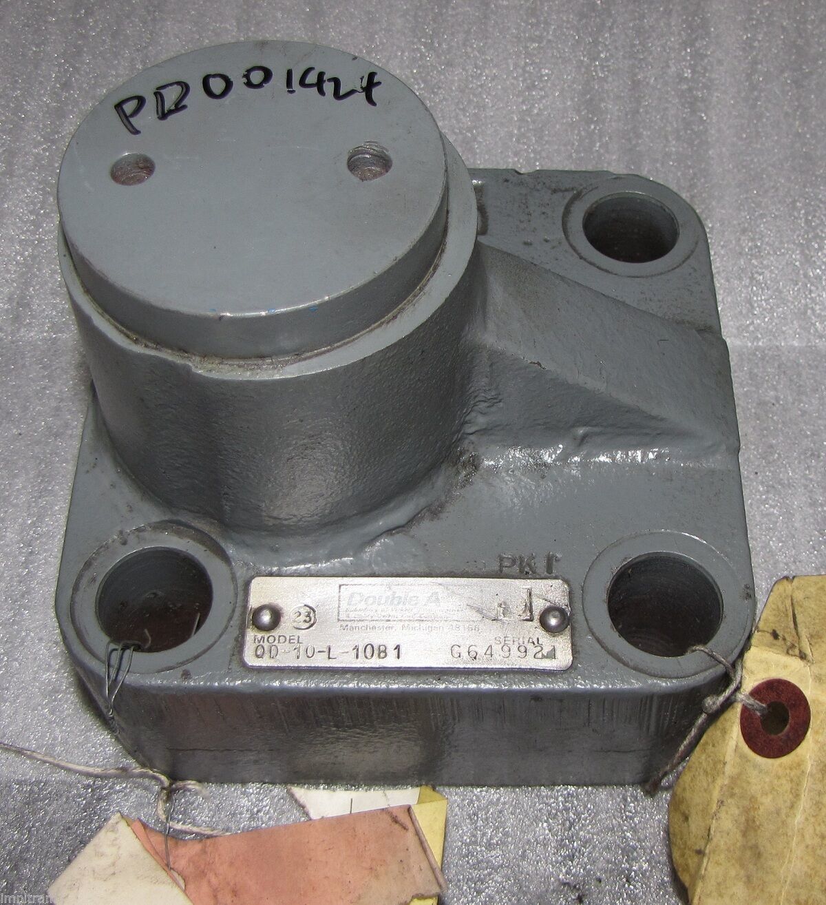 DOUBLE A QD-10-L-10B1  Check VALVE - $31.75