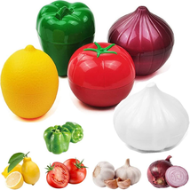 5Pieces Fruit and Vegetable Storage Containers Reusable Refrigerator Box... - £16.71 GBP