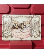 Merry Christmas And Happy New Year To You Hallmark Postcard Made In USA ... - $12.27 CAD